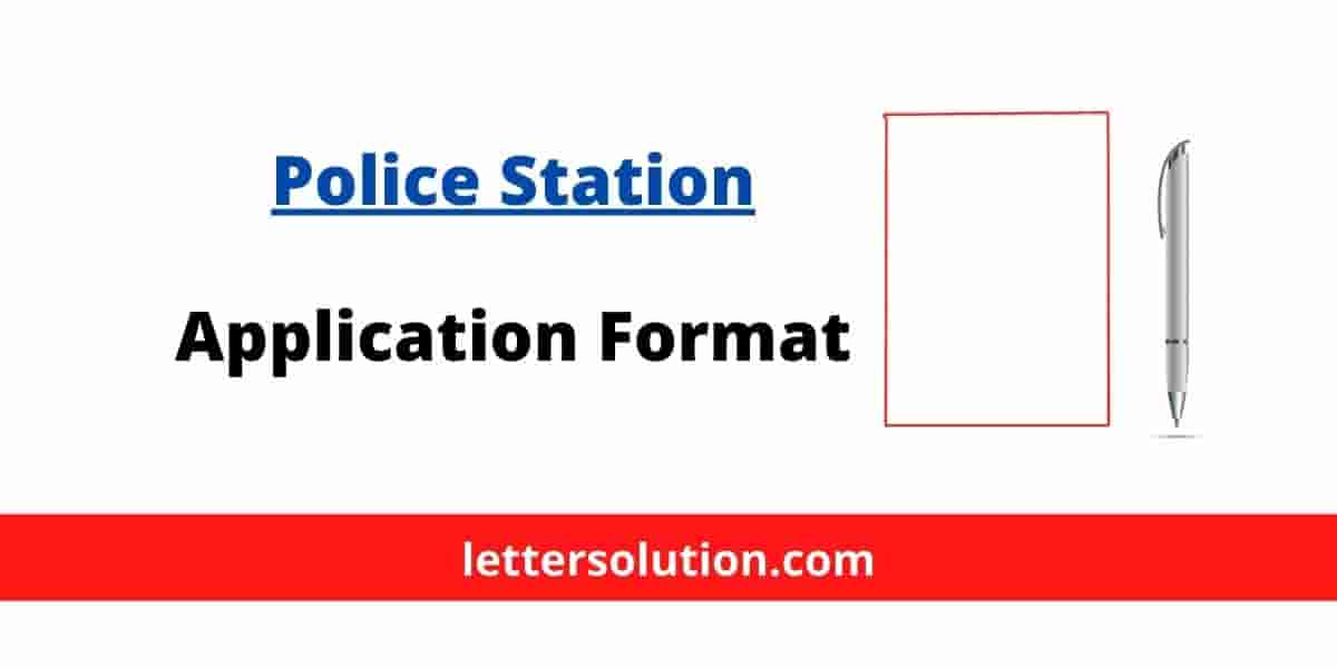 application letter to police station for lost of driving licence