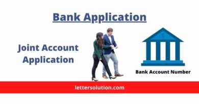 Joint Account Application