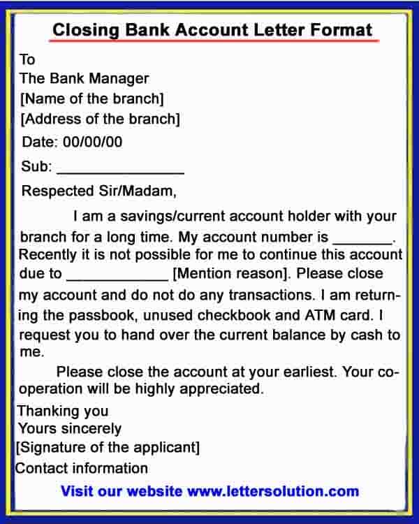 closing-bank-account-letter-with-20-sample-letter-solution